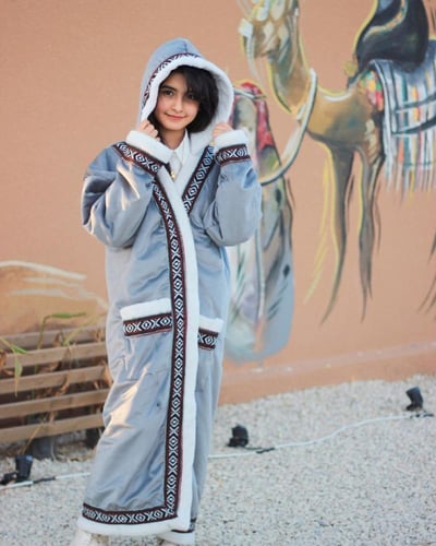 فروة شتوية بالاسم بلمسة تراثية