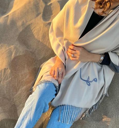 شال شتوي نسائي بالاسم