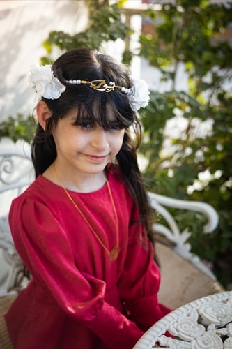 كشخة العيد طوق ورد بناتي بالاسم