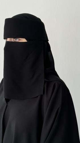 نقاب اسلامي + طرحه سادة