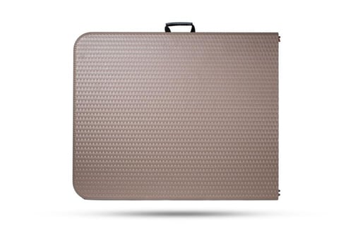 طاولة فايبر مستطيلة قابلة للطي 180 سم لون بني