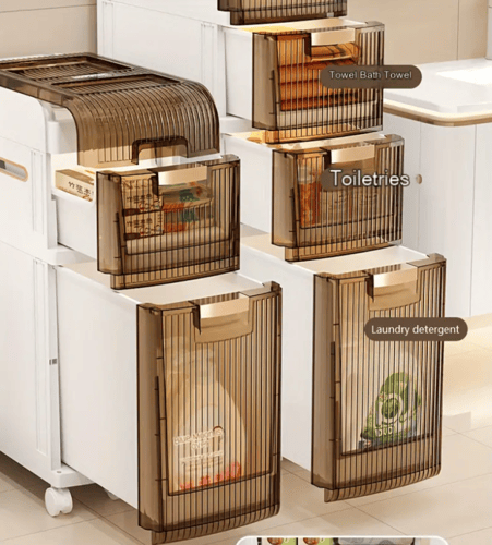 ادراج تخزين بلاستيك 5 دور متعددة الاستخدامات مقاوم...