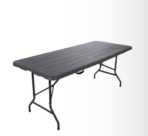 طاولة فايبر قابلة للطي 170سم * 74 سم لون رمادي