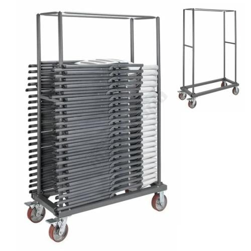 حامل كراسي لما يزيد عن 50 كراسي مع عجلات