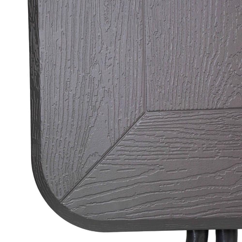 طاولة فايبر مربعة الشكل قابلة للطي 80*80 رمادي