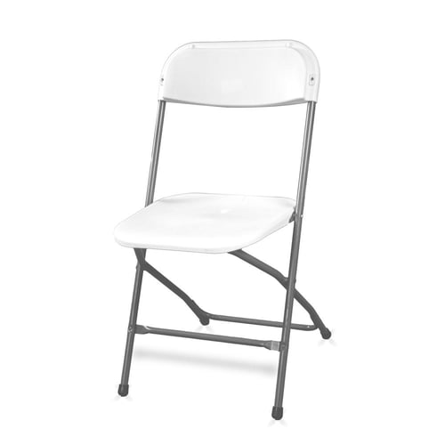 طقم طاولة مربعة قابلة للطي لشخصين أبيض