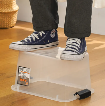 صندوق تخزين بلاستيك 8 لتر متعدد الاستخدامات مع غطا...