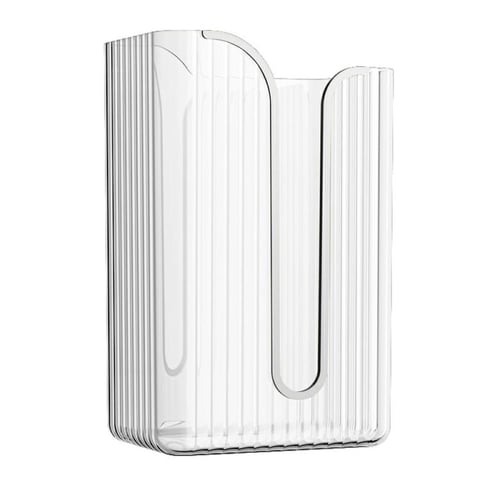 حامل مناديل مع لاصق على الحائط بتصميم جذاب