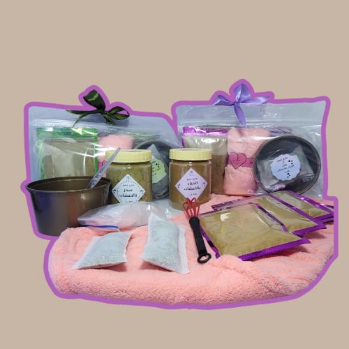 خلطة حناء وأعشاب طبيعية لتغذية وتقوية الشعر