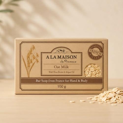 صابونة A LA MAISON الفرنسية — حليب الشوفان لليد وا...