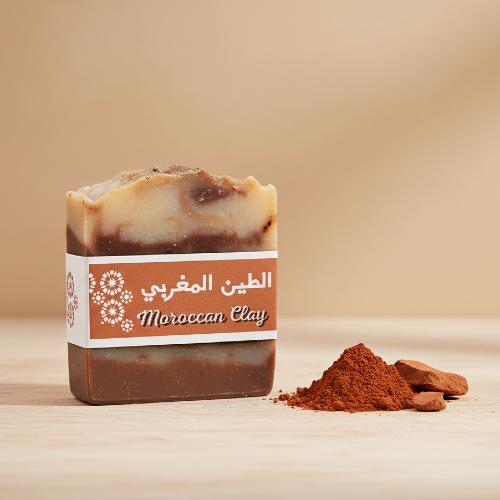 صابونة الطين المغربي الطبيعي
