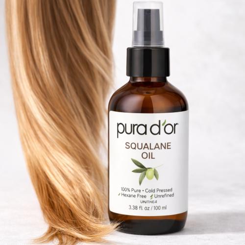 زيت سكوالان طبيعي للشعر والبشرة (100 مل) Squalane...