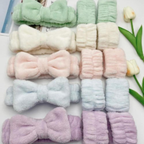 عصابة راس و معصمين لليدين لمنع البلل خلال عناية ال...