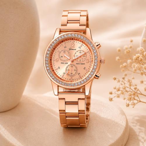 ساعة الكرونو الكلاسيكية – Rose Gold