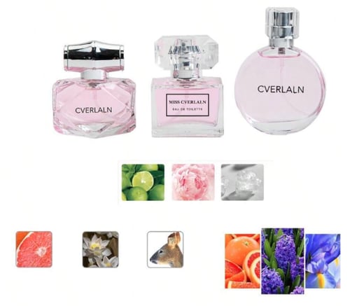 مجموعة 3 عطور فواكه وزهور – عبوة 30مل برائحة خفيفة...