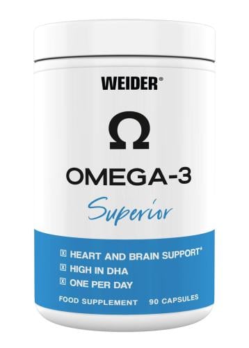 زيت السمك مكمل غذائي من Weider - 90 كبسولة