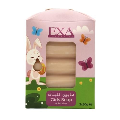 اكسا صابون البنات 3 × 50 جم