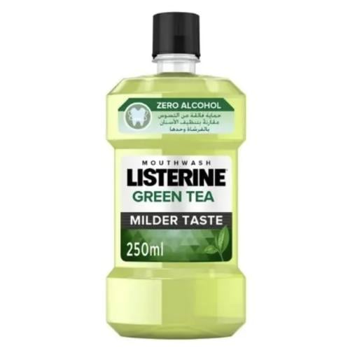 ليسترين غسول الفم بالشاي الأخضر