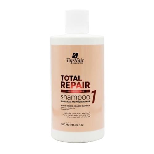 توب هير شامبو بزيت الارغان والكيراتين والكولاجين 5...