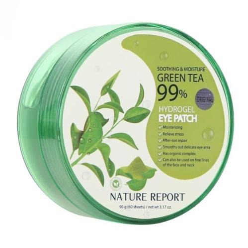 ناتشر ريبورت لصقات عين هيدروجيل بالشاي الأخضر 60 ق...