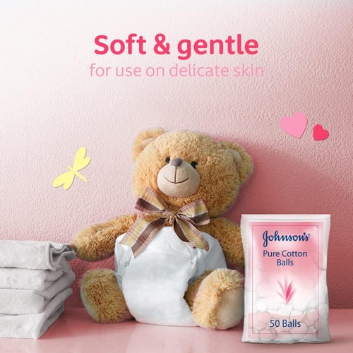 جونسون كرات قطنية 50 كرة