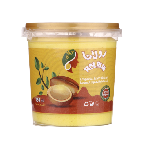 رولانا زبدة الشيا الصفراء الافريقية 250 مل