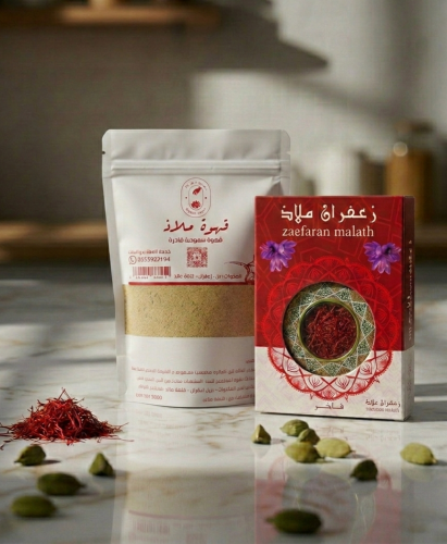 توزيعات مزاج العيد زعفران وقهوة