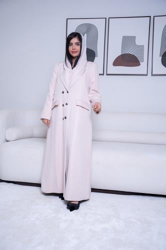 Fur coat blazer