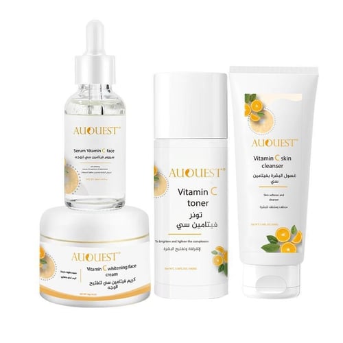 باكج العناية بالبشرة بفيتامين C من AUQUEST (سيروم...