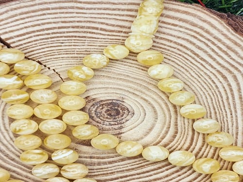 سبحه كهرمان بلطيقي مشخطه قص دائري