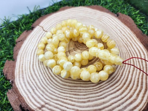 سبحه كهرمان بلطيقي مشخطه قص دائري