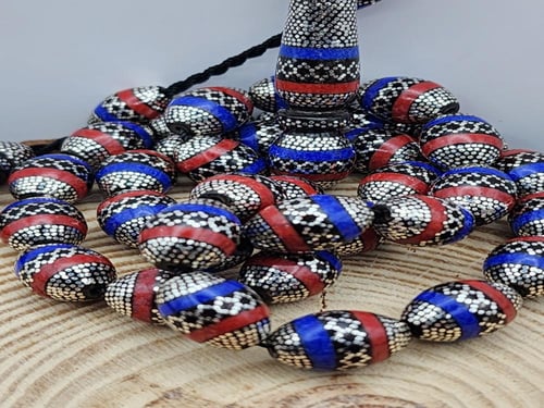 سبحه يسر طبيعي خراطه طرزان 11 ملي قص زيتوني