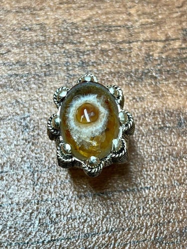 خاتم سليماني عين برمش مقاس 21 عربي