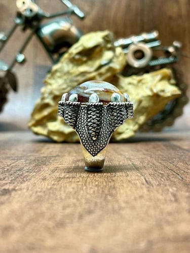 خاتم سليماني عين برمش مقاس 21 عربي