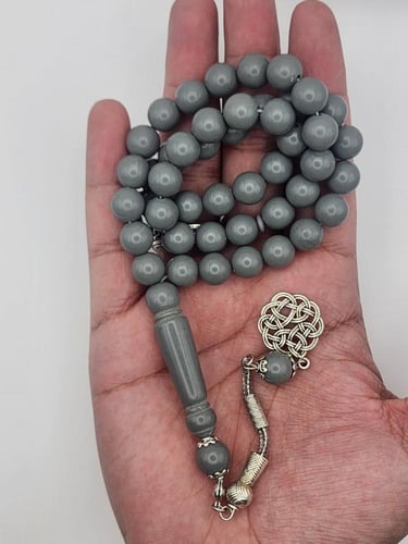 بكالايت 45 خرزه 10 ملي لون إسمنتي ( رمادي )