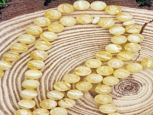 سبحه كهرمان بلطيقي مشخطه قص دائري