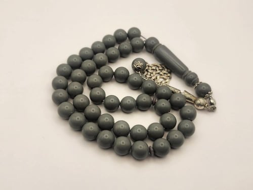 بكالايت 45 خرزه 10 ملي لون إسمنتي ( رمادي )