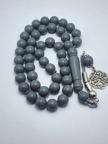 بكالايت 45 خرزه 10 ملي لون إسمنتي ( رمادي )