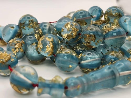 سبحه كاست محشره ورق ذهب