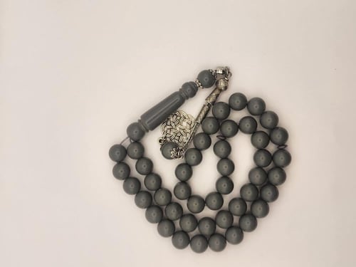 بكالايت 45 خرزه 10 ملي لون إسمنتي ( رمادي )