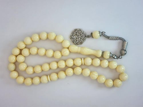 بكالايت 45 خرزه 10 ملي لون أبيض