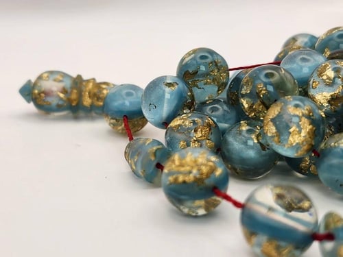 سبحه كاست محشره ورق ذهب