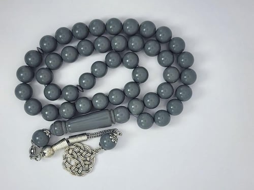 بكالايت 45 خرزه 10 ملي لون إسمنتي ( رمادي )