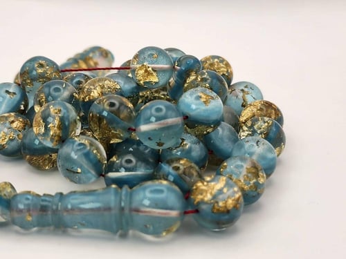 سبحه كاست محشره ورق ذهب