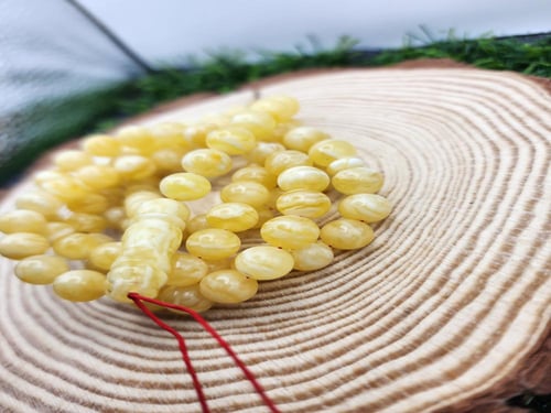 سبحه كهرمان بلطيقي مشخطه قص دائري