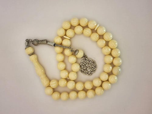 بكالايت 45 خرزه 10 ملي لون أبيض