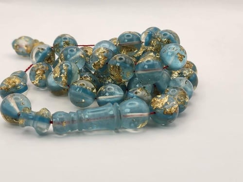 سبحه كاست محشره ورق ذهب