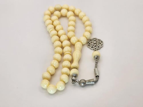 بكالايت 45 خرزه 10 ملي لون أبيض