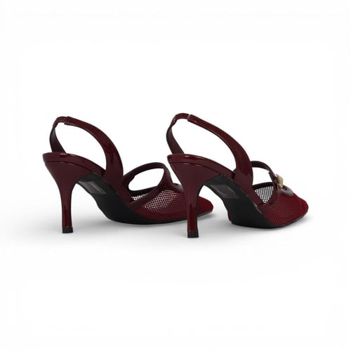 جزمة شبك كعب شوكة من مادلين_ عنابي