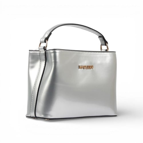 شنط جلد من مادلين لون فضي